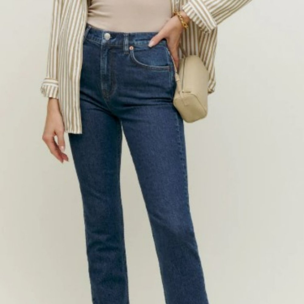 Reformation - Liza Ultra High Rise Straight Jeans (Huntington)